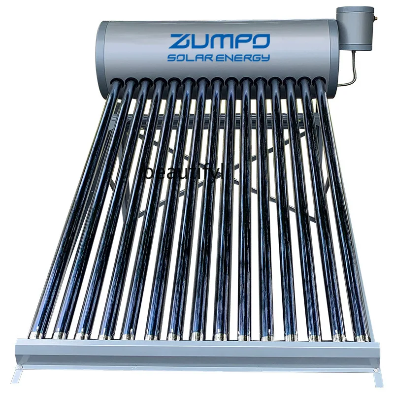 zq Vacuum Tube Solar Water Heater Pressure Inlet Purple Gold Tube  Integrated System - AliExpress