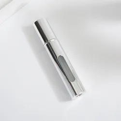 10ml Portable Refillable Aluminum Perfume Atomizer Spray Bottle (Silver)