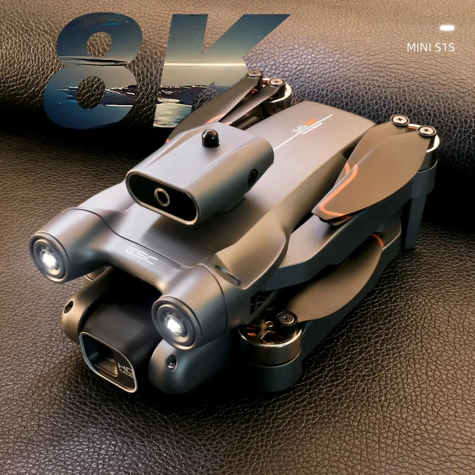 

Profesional S1S Mini Drone 8K HD Camera Obstacle Avoidance Aerial Photography Brushless Foldable Quadcopter Toy Airplane Rc비행기