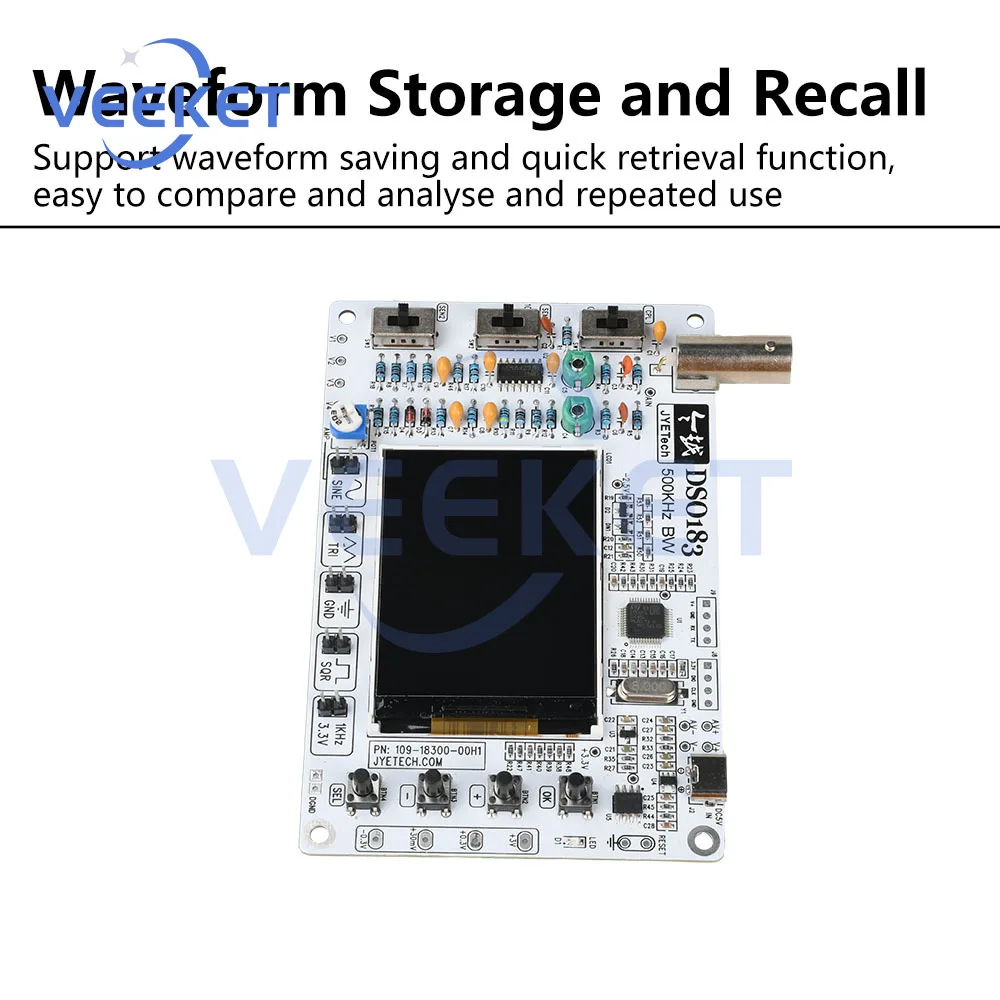 DC 5V DSO183 Digital Oscilloscope DIY Loose Part Teaching