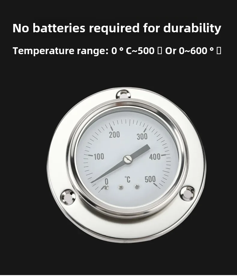 Description Picture 3 of item1Pc 150cm Oven Thermometer with Stainless Steel Probe (up To 600°C) Suitable for Kitchen Grill Oven Rust-proof and Durable