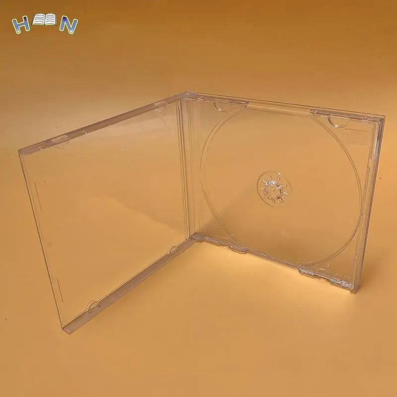 CD DVD Storage Case 1PCS ReadStar Transparent Plastic Single Piece disc case CD case, thickened CD DVD disc box, Disc box
