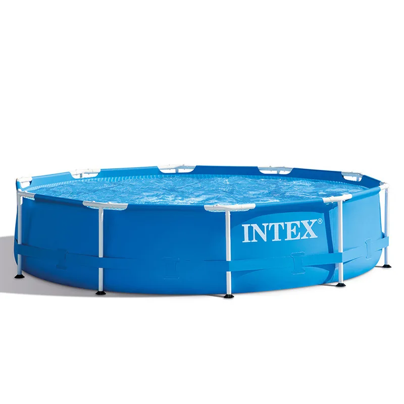 Piscina Con Struttura In Metallo 12 Piedi Diametro 30 Pollici Altezza 366*76Cm Intex Piscina Fuori Terra Cornice Rotonda Piscina Estiva