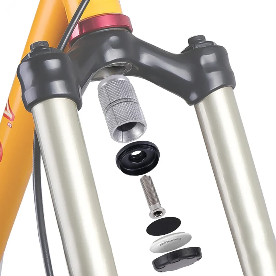 Supporto AirTag Per Bicicletta Nascosto - Porta Airtag Impermeabile Per Forcella MTB Diametro 18-30mm