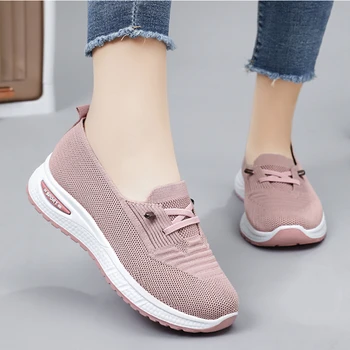 Women's Shoes 2025 Casual Sneakers Breathable Mesh Chunky Sole Affordable Free Shipping 1