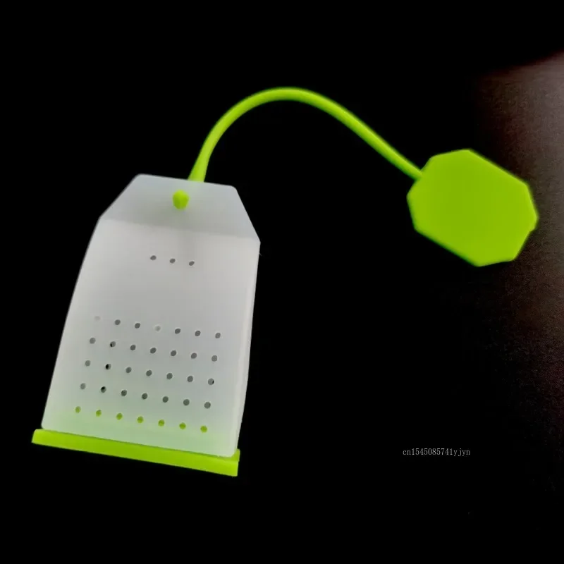 1Pc Teapot-Shape Tea Filter Food Grade Silicone Tea Strainer High Temperature Resistant Silicone Bag Teaware Accessories, tea filter
