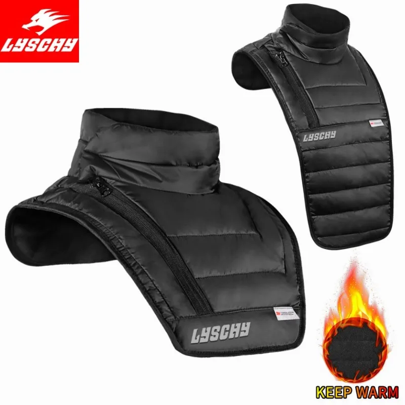 LYSCHY Winter Scarf Balaclava Extended Motorcycle Ski Neck Men Moto Mask Motocross Balaclava Warm Neck Scarf Stomach Protection motorcycle neck mask