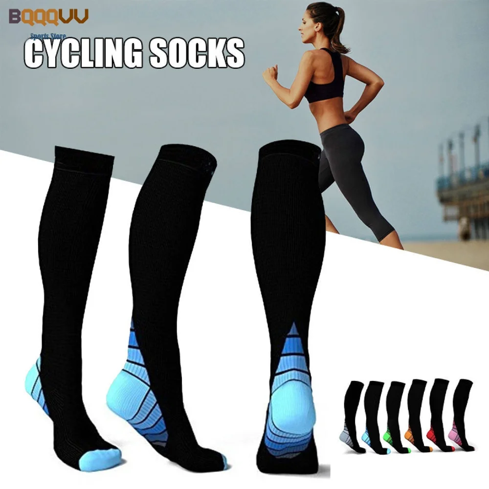 Compression Socks Sport Socks Medical Stockings Prevent Varicose Veins Pregnancy Nursing Athletic Soccer Stockings 1Pair