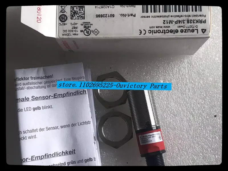 

PRK328.3/4P-M12 новый оригинальный фотоэлектрический переключатель LEUZE
