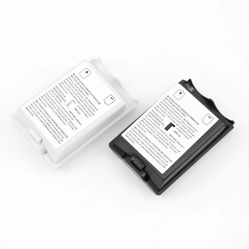 2/4PCS For Xbox 360 Plastic AA Battery Back Cover Housing Microsoft Battery Storage Box Container For Xbox 360 Battery Holders