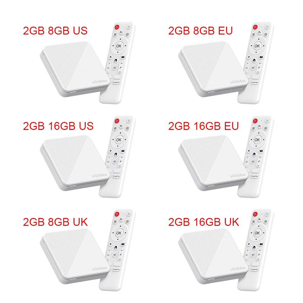 H96Max H313 Smart TV Box 2GB RAM 8GB/16GB ROM 4K HD Media Player Android 14.0 WiFi Video Set Top TV Box With Remote Controller