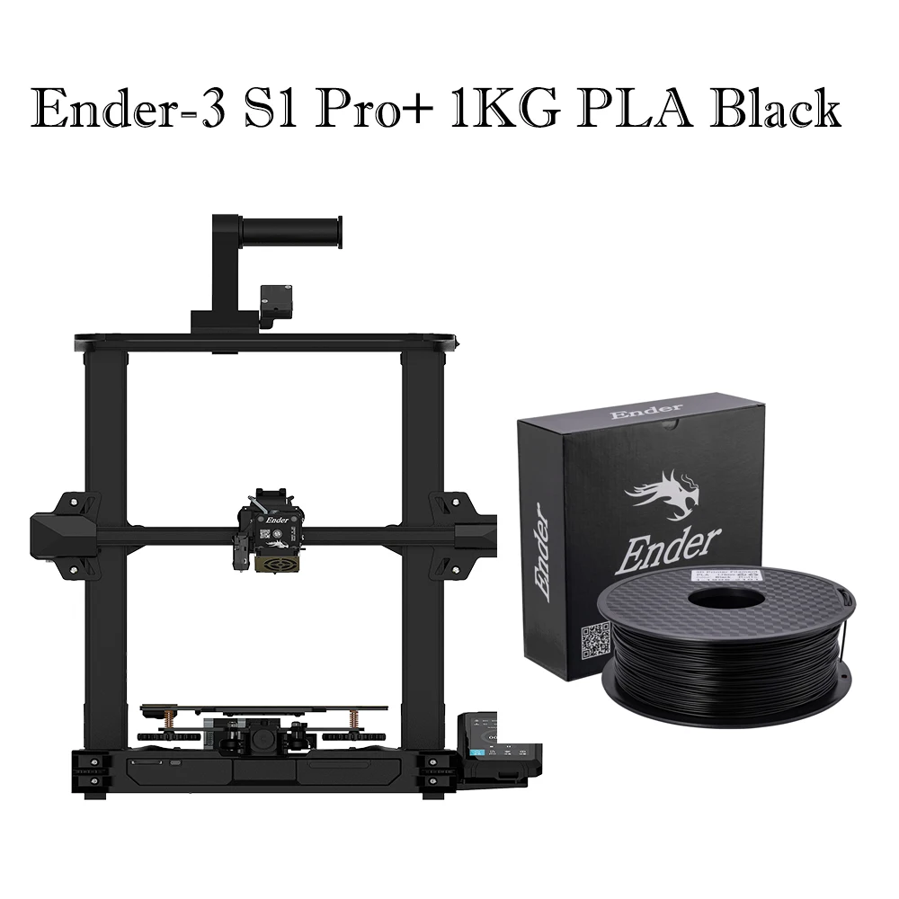 Impresora 3D oficial Creality Ender 3 S1 Pro con boquilla de alta  temperatura, extrusora de accionamiento directo de metal, cama PEI  flexible