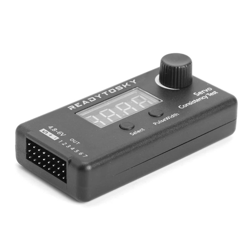 

for DC 4.8-6V Mini 3 Modes Digital Servo Consistency Tester Steering Gear Measurement for RC Helicopter Dropship