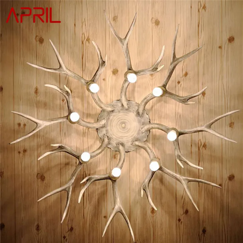 

APRIL Modern Led Ceiling Light Creative Antler Lamp Design Hall Chandelier in the Living Dining Room Decor