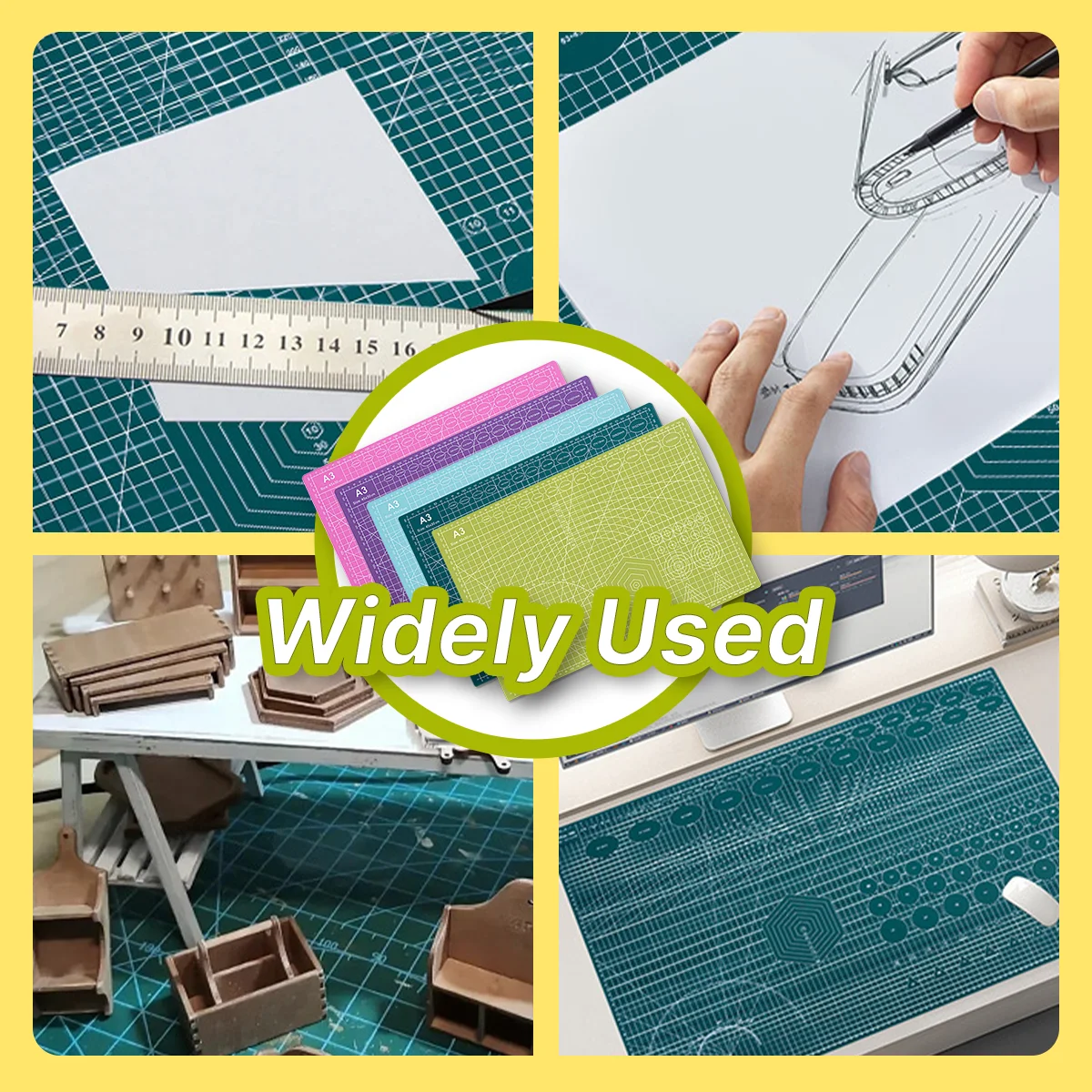 Anti-Static Cutting Mat with Graduations for DIY Projects and Workbench Organization