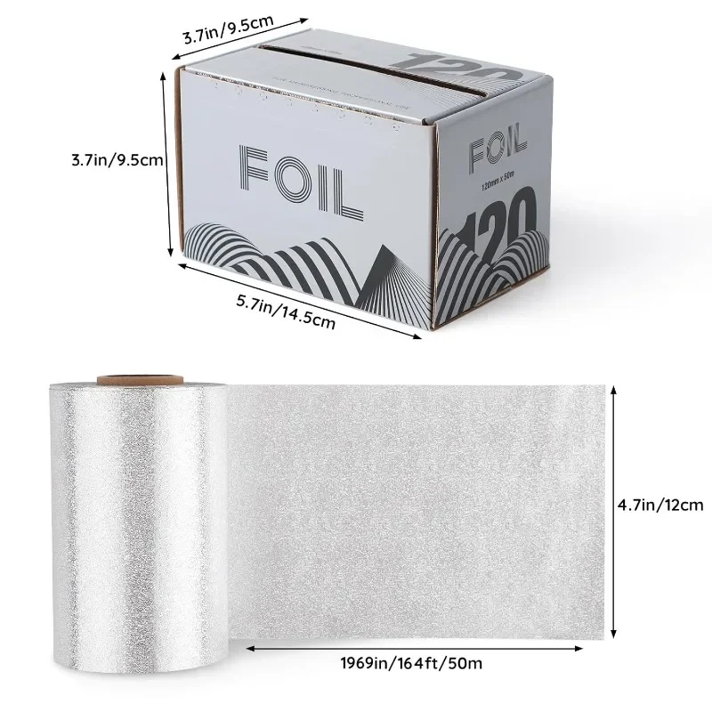 Premium Embossed Hair Foil with Anti-Slip Texture for Professional Salon Hair Dye & Styling