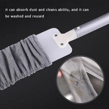  Long Handle Crevice Bedside Dust Brush Microfiber Flexible Retractable Gap Duster Cleaner Household Cleaning Windows Tool 