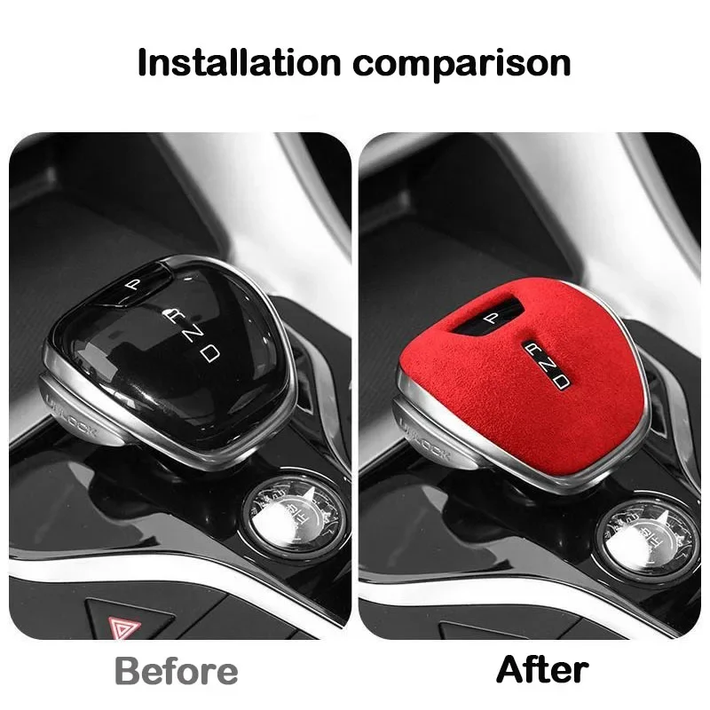 Car Gears Pad for BYD Song Plus/ Pro 2021-2025 Gear Lever Collar Shift Handle Knob Sticker Cover Interior Styling Moulding Trim
