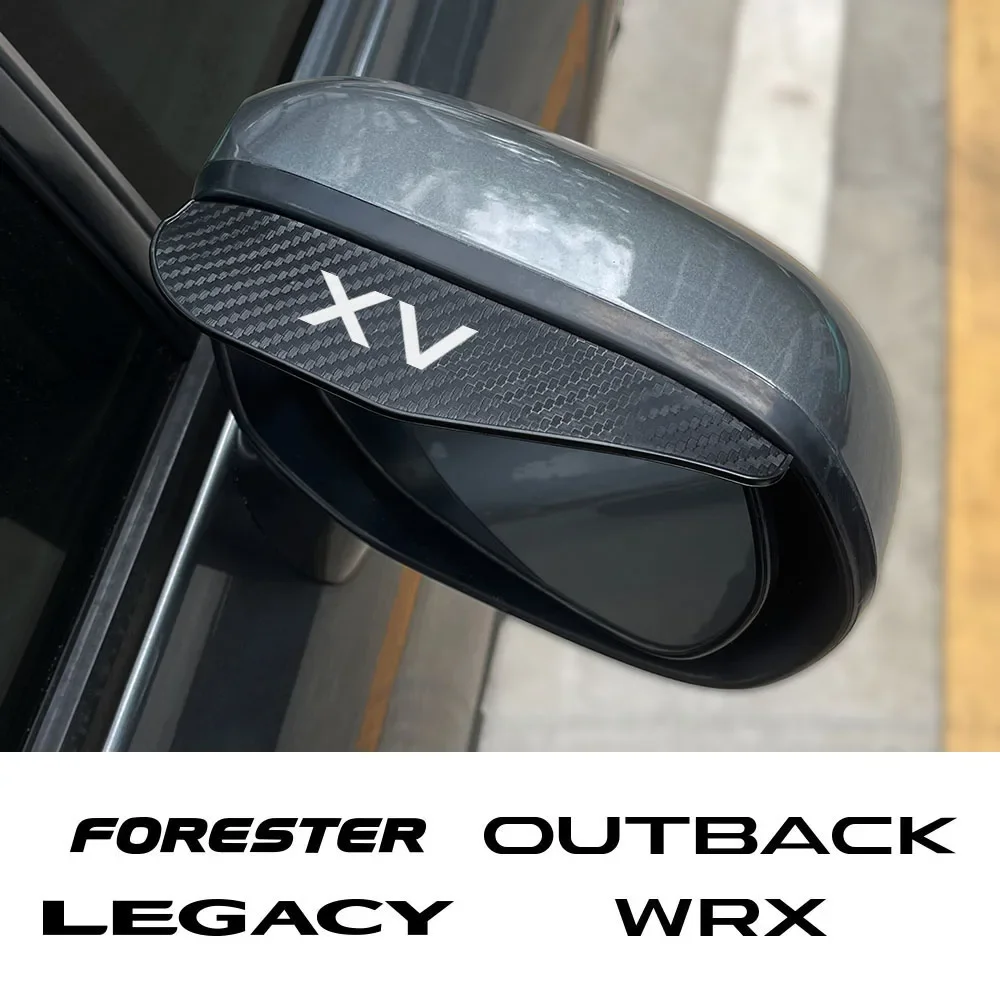 Rearview Mirror Rain Shield Rearview Mirror Rain Eyebrow Car Rearview Mirror Visor Rearview Mirror Rain Guard Rearview Mirror Visor Car Rearview Mirror Rain Eyebrow Rain Snow Guard Cover Auto Accessories For Subaru Forester XV Crosstrek Outback Legacy WRX BRZ