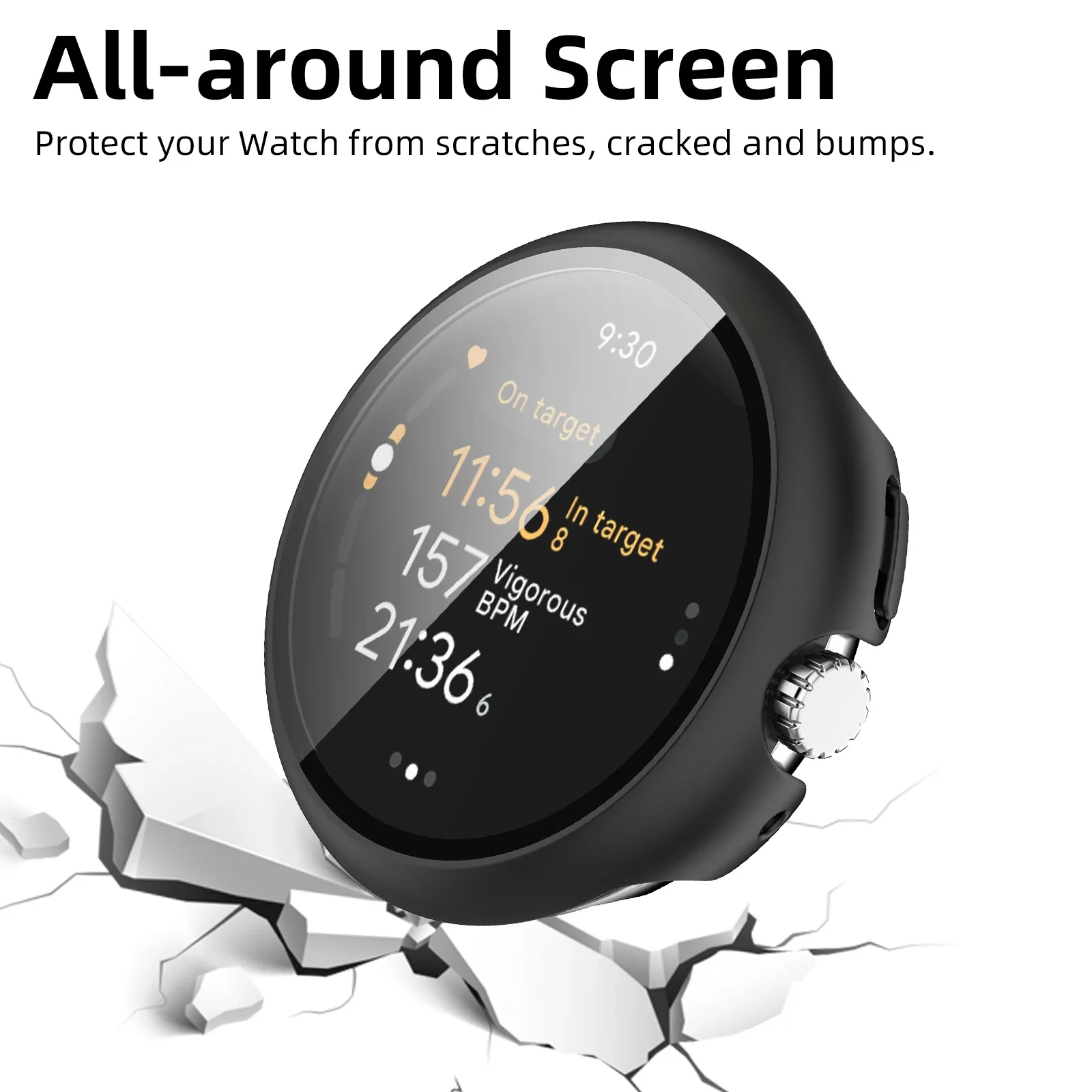 All-Around Protective Bumper Case with Screen Protector