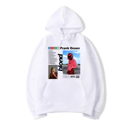 Channel Orange Hoodie Frank Blond Ocean Nostalgia Ultra Hooded Sweatshirt Rapper Singer Ocean Graphic Pullover Blond Hoodies