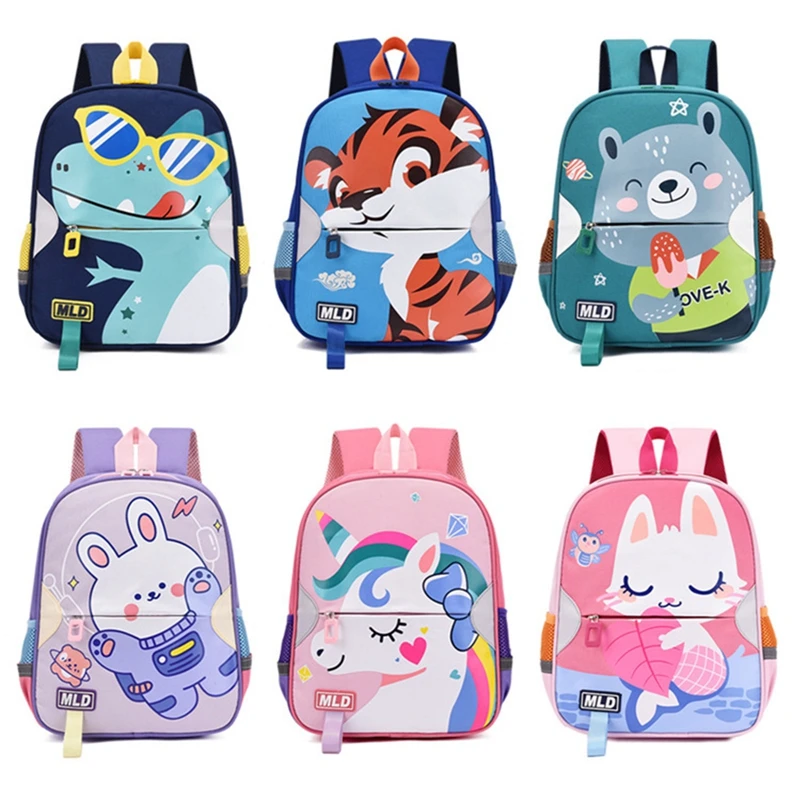 For Baby 2-5 Year Old Cute Animal Little Kid Kindergarten Bag Child Backpack School Oxforn Bags Lovely Children Backpack lovely cartoon animal sandals for girls beach clogs for children mule 2022 hot style kid s dinasour shoes for boy