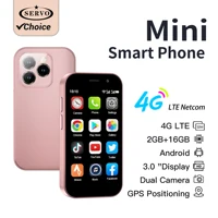 2025 SERVO KING8000 Mini 4G Global Smartphone Android System Google Store 2000mAh Facial Unlock Small Smartphones Latest Upgrade 1