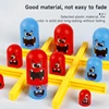 Tic Tac Toe Funny Table Board Games Family Party Game Big Eating Small Chess Puzzle Toys Parent-child Interactive Toys for Kids 3
