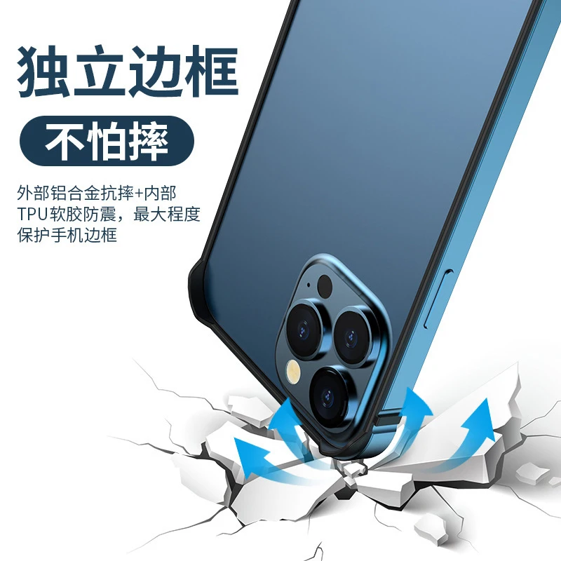 Aluminium Alloy TPU Bumper For iPhone 14 13 12 Pro Max 14Promax 13Pro Plus Cover Metal Shell Protector Case Frame