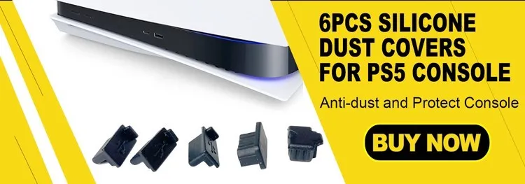 For PS5 Console Custom 12 PCS Decal Skin Sticker For PS5 Console Glossy Logo Underlay For PS5 Disk Digital Version Accessories