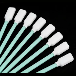 50PCS High - Performance Polyester Cleaning Sponge Cloth Swabs for Car Care and Maintenance (Green)