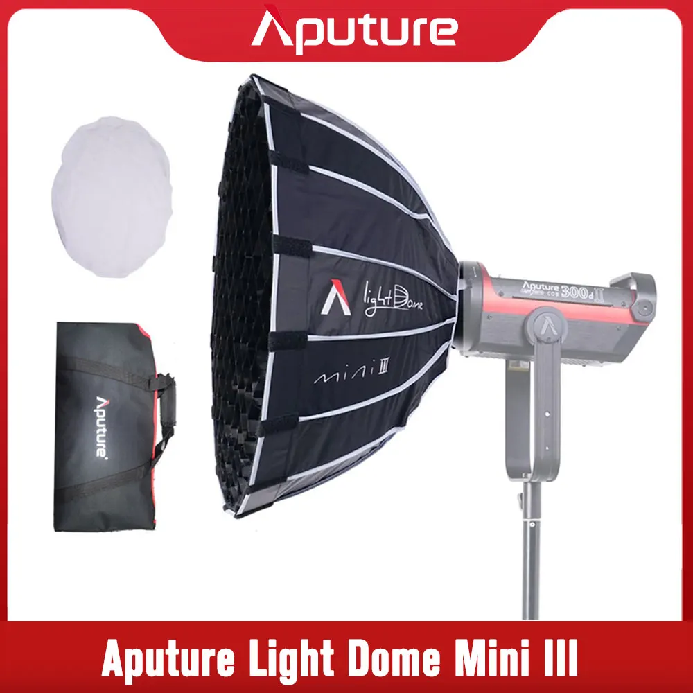 Aputure Light Dome Mini Iii Softbox Pieghevole A Installazione Rapida Ombrello Soft Box Bowens Mount Per Aputure Storm Series Video Light