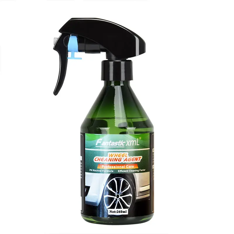 Fantastic Xml 260ml Wheel Cleaning Agent Spray Car Rim Cleaner Remove Stains Safety UV Protection Cars Care Liquid