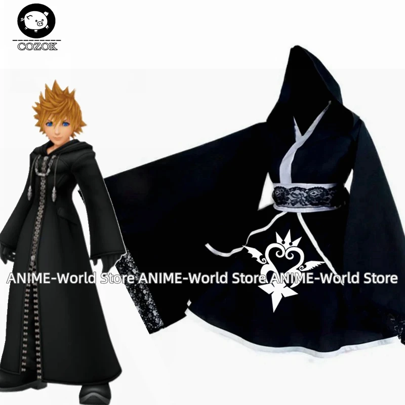 Anime Kingdom Hearts Costume Cosplay Kingdom Hearts Organizzazione Lolita Kimono Dress Custom Made Girls Hallowee Style B