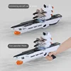 Aircraft carrier aircraft ejection foam aircraft gun two in one toy boy outdoor war interaction model gift 2