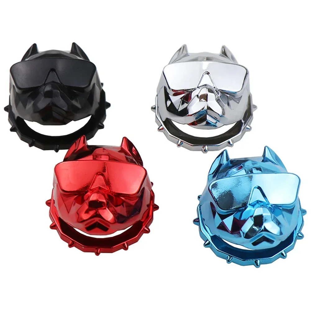 Bulldog Design Car Ignition Push Button Cover 1pc One-Key Start/Stop Stylish Switch for Interior Decoration