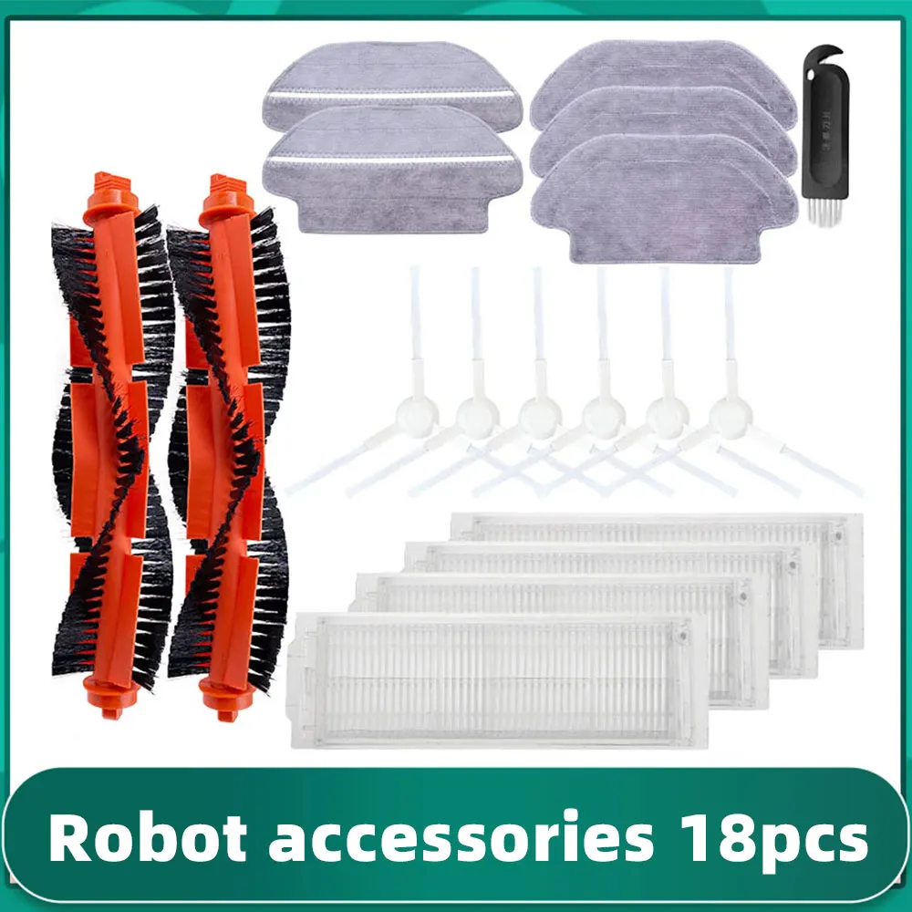 

Main Side Brush Hepa Filter Mop For Xiaomi Mijia Mi Robot Vacuum-Mop Pro STYTJ02YM 2S 3C Conga 3490 Viomi V2 PRO V3 SE Parts