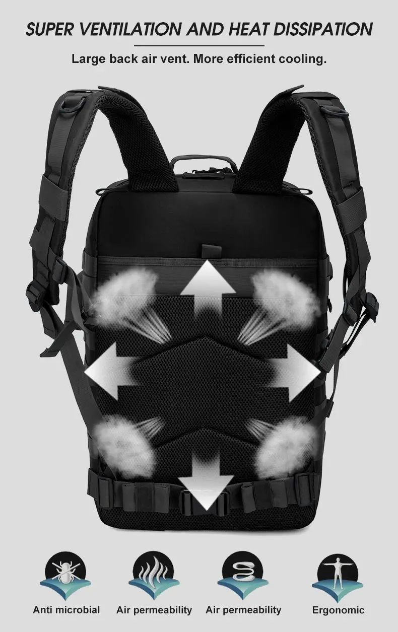 Large Capacity Ski Backpack 3