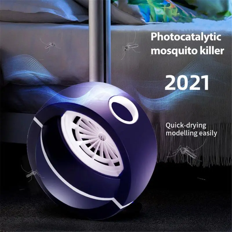 Asteroid Mosquito Killer Lamp Usb Electric Mosquito Lamp Photocatalysis Mute Home Led Bug Zapper Insect Trap Radiationless