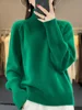 Women Turtleneck Sweater Autumn Winter Basic Pullover 100% Merino Wool Long Sleeves Cashmere Knitted Jumper Female Clothing Tops 1