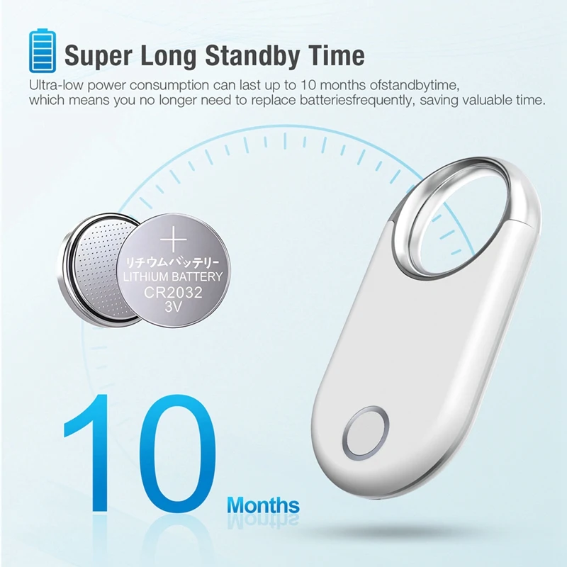 AAAEL-Smart Tag GPS Tracker For Airtag Long Distance Key Finder Pet Wallet Bike Anti-Lost Alarm Mini Locator Works