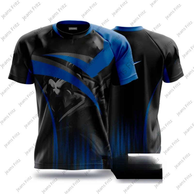 

Men's T-shirt Quick Drying Game Wear Fitness Badminton Shirt Round Neck Harajuku Fashion Breathable Sports Training Short Sleeve