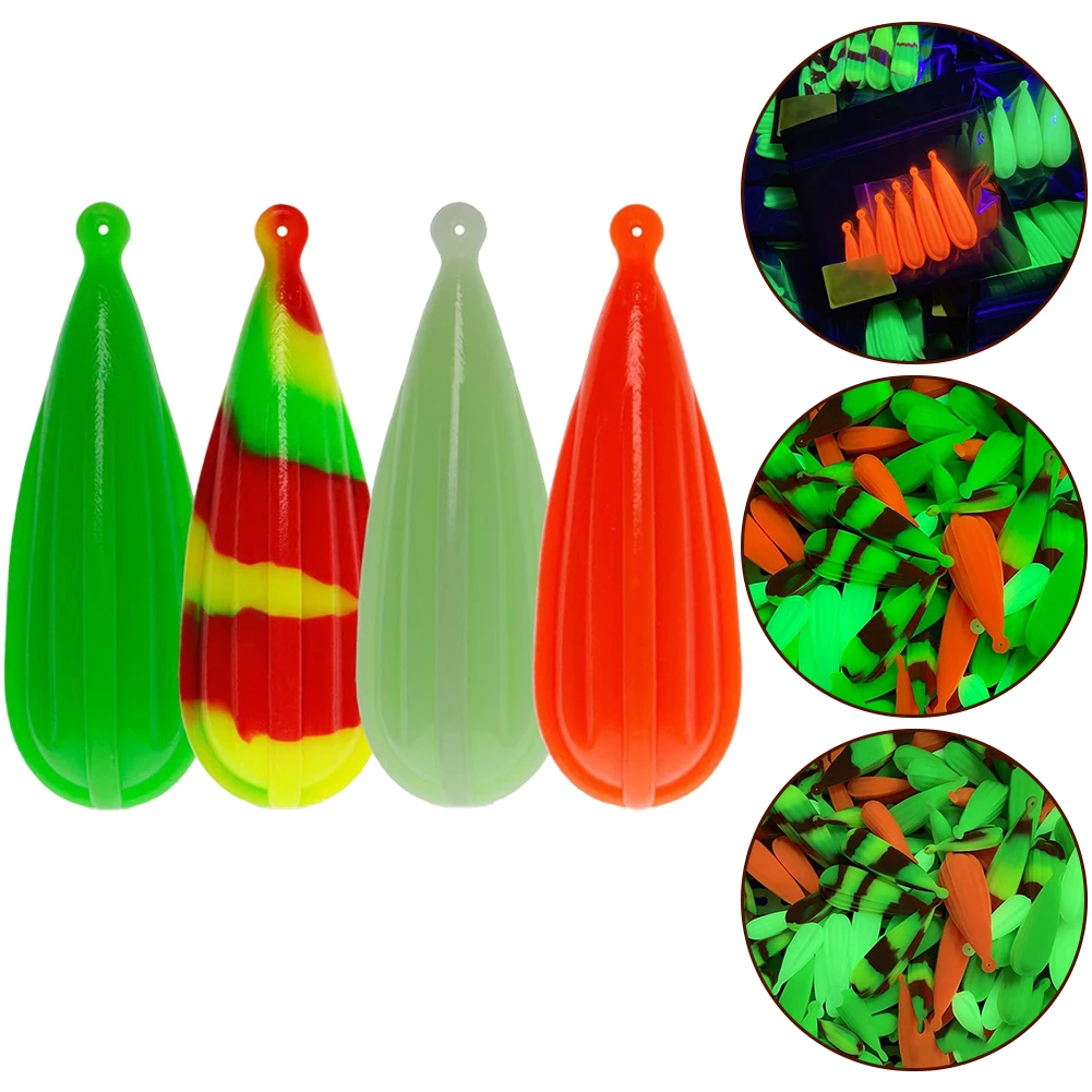 

6pcs Fishing Practice Plug Casting Plug Baitcasting Silicone Practice Plug For Fishing Improving Throwing Action Fishing Sinker