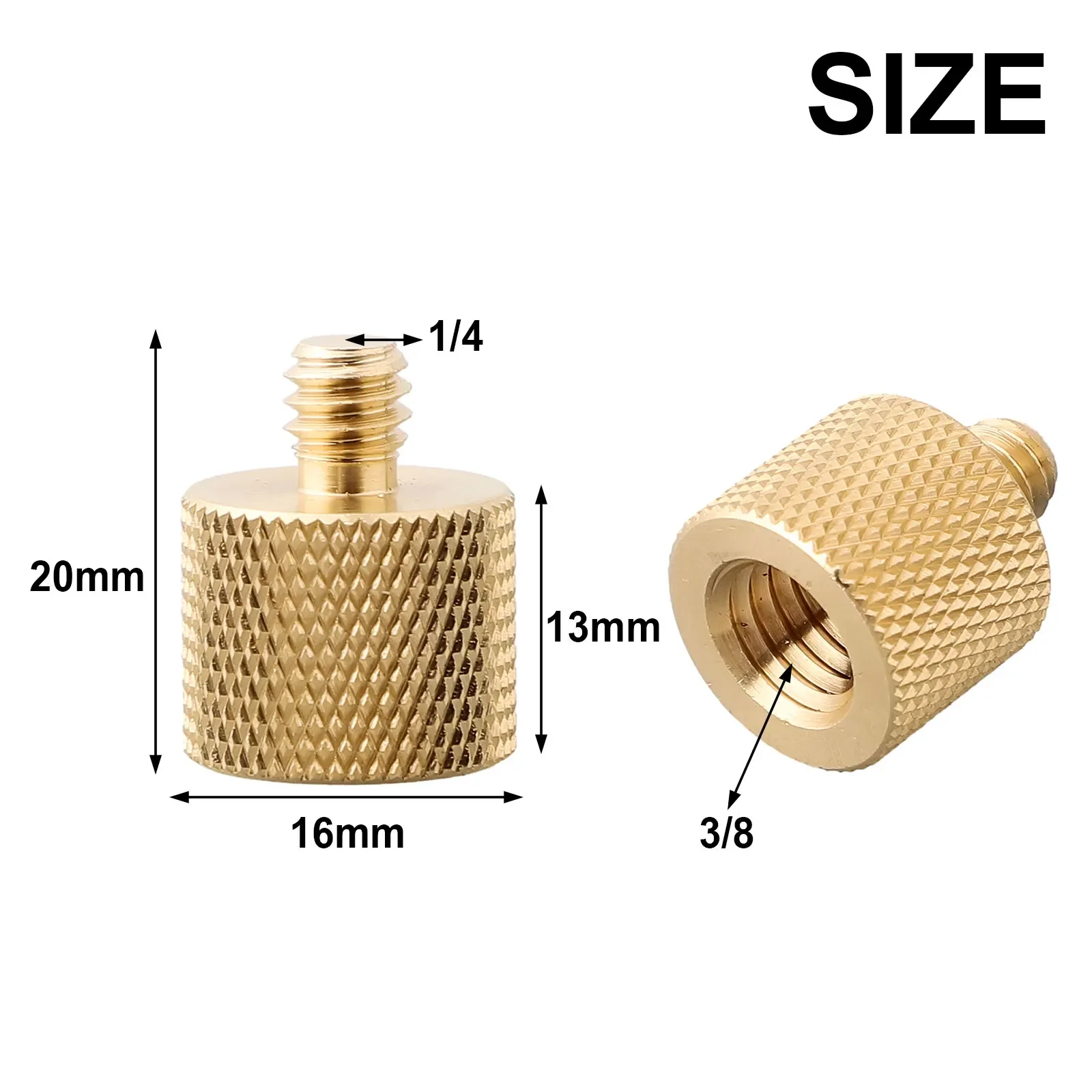 1/4 3/8 To 5/8 Female Male Threaded Tripod Screw Mount Adapter LS082 For Tripods
