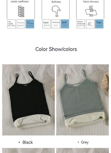 Velvet And Thickened Tank Top For Women In Autumn And Winter