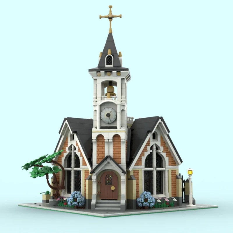 

3117PCS City Hot Selling Street View Moc Modular St Josephs Memorial Church DIY creative ideas Children Toy birthday Gift Blocks