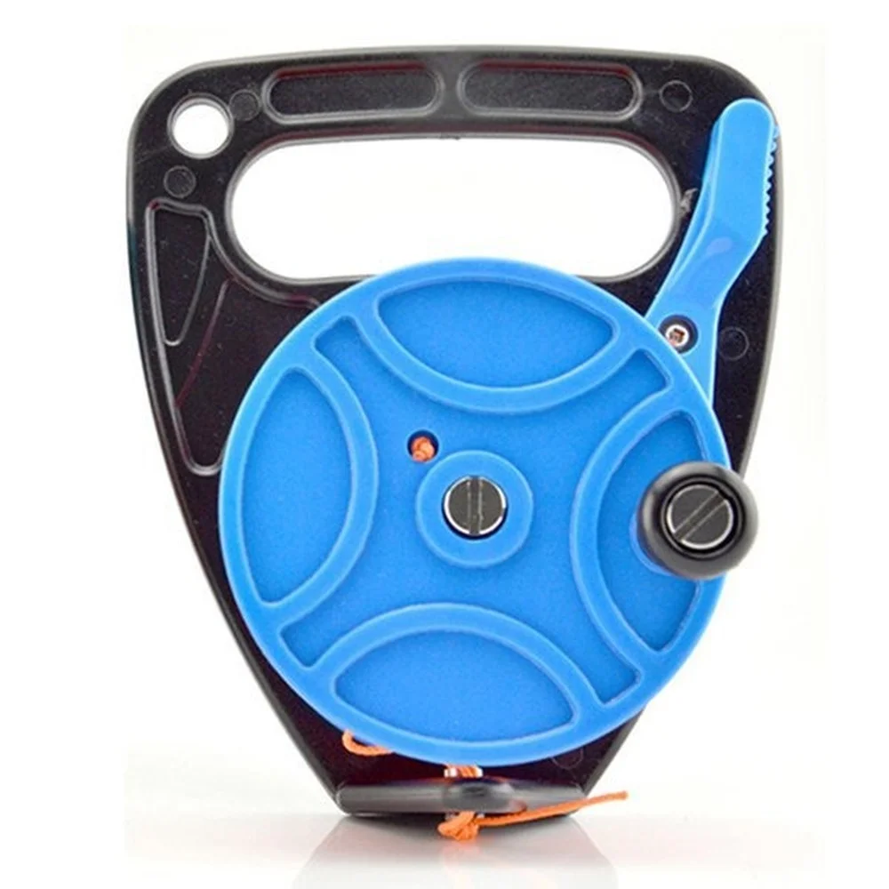 

Scuba Diving Reel Spool Finger Line Retractable Reels With handle Stopper for Snorkeling Underwater Water Sports Gear