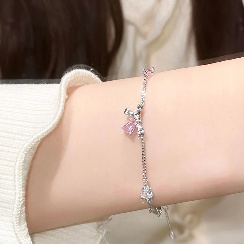 Zilveren armband galaxy sterren | -NL
