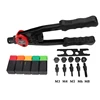 1pcs/100pcs Rivet Nut Hand Threaded Rivet Nuts Gun BT606 M3 M4 M5 M6 M8 Double Insert Manual Riveter Gun Riveting Rivnut Tool 3
