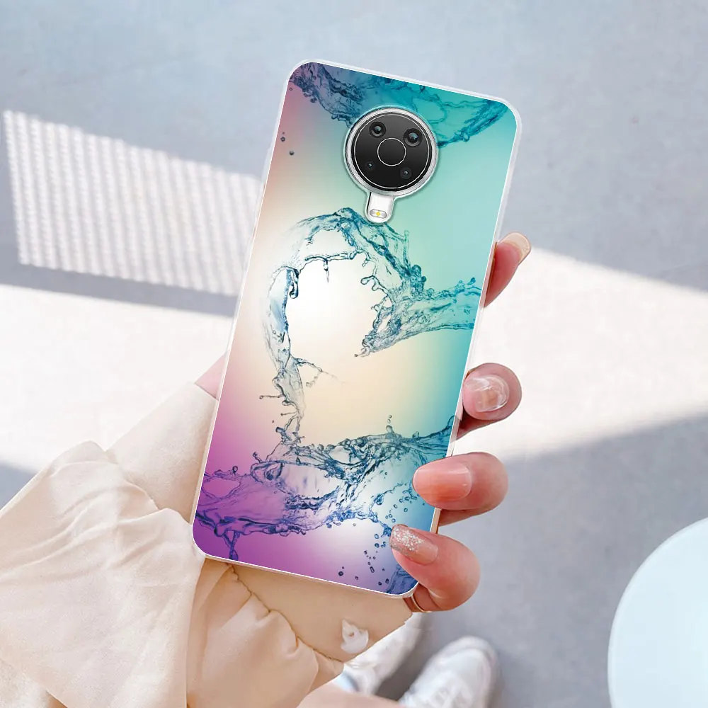 Elegant 6.52 Marble Clear TPU Silicone Soft Case - Flexible Protective Cover